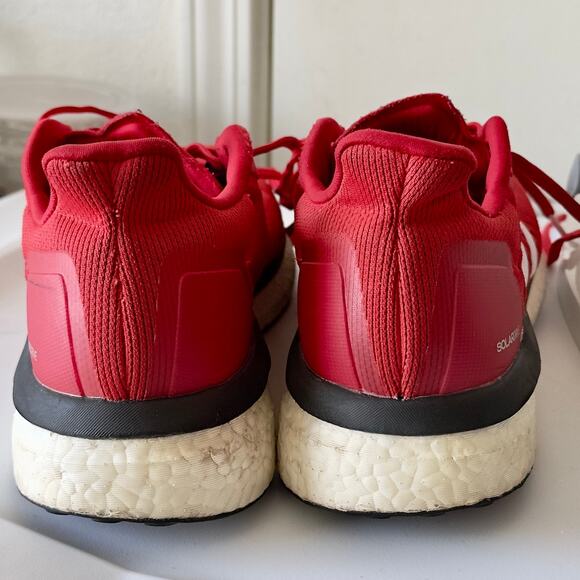 Adidas Solar Drive Red Lightweight Running Shoes Gym - Picture 8 of 8